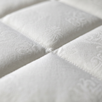 Tissu Jacquard naturel en coton et lin.